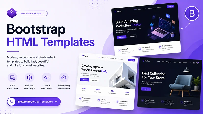 Premium Bootstrap HTML Templates