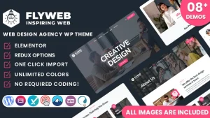 Flyweb – Web Design Agency WordPress Theme