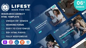 Lifest – Insurance Agency HTML Template