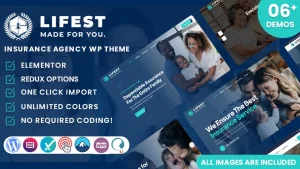 Lifest – Insurance Agency WordPress Theme