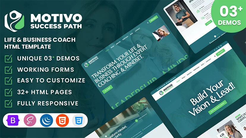 Motivo – Life & Business Coach HTML Template